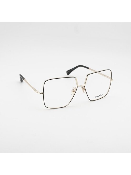 Max Mara MM5120 001 Eyeglasses Black / Gold 55mm Butterfly Frame main image 8